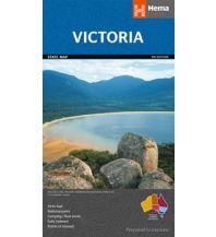 Straßenkarten Australien - Ozeanien Hema State Maps Straßenkarte Victoria 1:850.000 Hema Maps