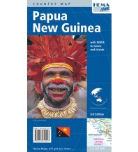 Straßenkarten Australien - Ozeanien Hema Maps Landkarte Papua New Guinea  1:2.167.000 Hema Maps