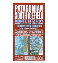 Wanderkarten Südamerika Zagier Urruty Trekking Map Patagonia South Icefield 1:50.000 Zagier y Urruty Publicaciones