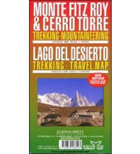 Hiking Maps South America Trekking Map Monte Fitz Roy & Cerro Torre, Lago del Desierto 1:100.000/1:50.000 Zagier y Urruty Publicaciones