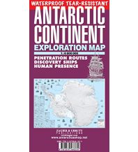 Road Maps Antarctic Continent Exploration Map (Antarktis) 1:6.800.000 Zagier y Urruty Publicaciones