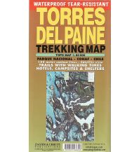 Hiking Maps South America Zagier Urruty Trekking Map Torres del Paine 1:80.000 Zagier y Urruty Publicaciones