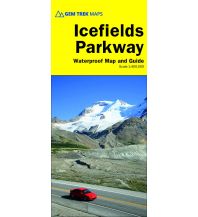 Straßenkarten Nord- und Mittelamerika Best of the Icefields Parkway 1:400.000 Gem Trek Publishing