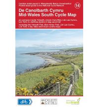 Cycling Maps Cycle Map 14 Großbritannien - Mid-Wales South 1:110.000 Sustrans