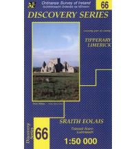 Wanderkarten Irland OSi Discovery Map 66 Irland - Tipperary Limerick 1:50.000 Ordnance Survey UK