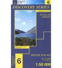 Hiking Maps Ireland OSi Discovery Map 6 Irland - Donegal Tyrone 1:50.000 Ordnance Survey UK