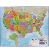 Amerika Maps International USA political laminated 1:4.250.000 Maps International