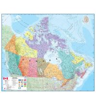 Amerika Maps International Canada / Kanada Political laminated 1:4.850.000 Maps International