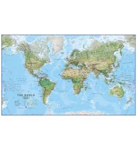 World Maps Maps International Weltkarte Large World Wall Map laminated (environmental) Maps International
