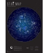Astronomy Nachtleuchtende Sternenkarte Maps International
