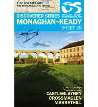 Wanderkarten Irland OSi Discovery Map 28, Monaghan-Keady 1:50.000 Ordnance Survey Nothern Ireland