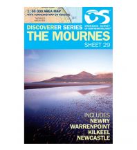 Wanderkarten Irland OS Discoverer Map 29, The Mournes 1:50.000 Ordnance Survey UK