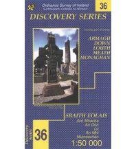 Wanderkarten Irland OSi Discovery Map 36 Irland - Armagh Down Louth Meath Monaghan 1:50.000 Ordnance Survey UK