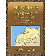 Wanderkarten Marokko EWP/WCP Topographical Map Morocco/Marokko - Tazenakht, Anti-Atlas East 1:160.000 EWP