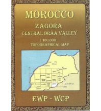Wanderkarten Marokko Morocco Zagora EWP