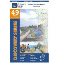 Hiking Maps Ireland OSi Disvovery Map 49 Irland - Kildare Meath Offaly West Meath 1:50.000 Ordnance Survey UK