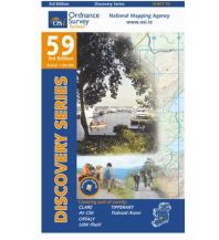 Wanderkarten Irland OSi Discovery Map 59 Irland - Clare / Offaly / Tipperary 1:50.000 Ordnance Survey UK