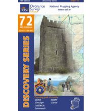 Hiking Maps Ireland OSi Discovery Map 72 Irland - Kerry Cork Limerick 1:50.000 Ordnance Survey UK