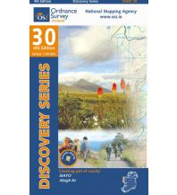 Wanderkarten OSi Discovery Map 30 Irland - Mayo West and Central 1:50.000 Ordnance Survey UK