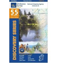 Hiking Maps OSi Discovery Map 55 Irland - Kildare, Laois, Offaly, Wicklow 1:50.000 Ordnance Survey UK