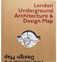 London Underground Architecture & Design Map Blue Crow Media