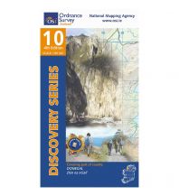 Wanderkarten Irland OSi Discovery Map 10, Donegal 1:50.000 Ordnance Survey UK