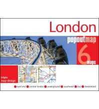 Stadtpläne PopOut Map - London 6 Maps Compass Maps, Inc.