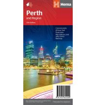 City Maps Hema Maps - Perth and Region 1:80.000 / 1:910.000 Hema Maps