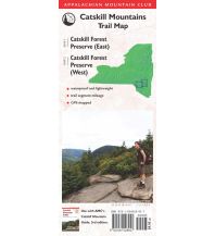 Hiking Maps USA AMC Catskill Mountains Trail Map Appalachian Mountain Club Books