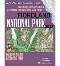 Hiking Maps New Zealand Fiordland National Park 1:95.000 Createspace