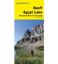 Hiking Maps Canada Gem Trek Map and Trail Guide Banff - Egypt Lake 1:50.000 Gem Trek Publishing