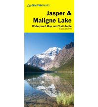 Hiking Maps Canada Gem Trek Map 1, Jasper & Maligne Lake 1:100.000 Gem Trek Publishing