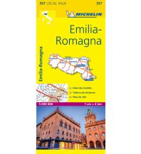 Straßenkarten Frankreich Michelin Regionalkarte 357 Italien, Emilia Romagna 1:200.000 Michelin france