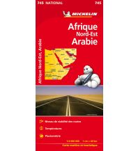 Straßenkarten Afrika Michelin Nordost-Afrika, Arabien Michelin