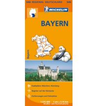 Road Maps Germany Michelin Deutschland Straßenkarte 546, Bayern 1:375.000 Michelin