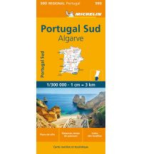 Road Maps Michelin Straßenkarte 593 - Portugal Süd Algarve 1:300.000 Michelin france