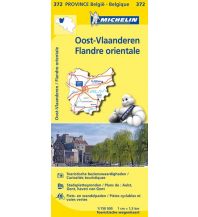 Straßenkarten Belgien Michelin Frankreich Straßenkarte 372, Flandern Ost 1:150.000 Michelin