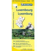 Straßenkarten Michelin Straßenkarte 377 - Wallonien Provinz Luxemburg 1:150.000 Michelin france