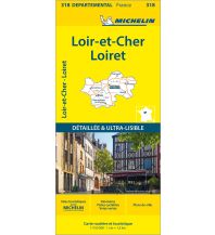 Road Maps France Michelin Carte Local 318 Loir-et-Cher, Loiret (Loire-Tal) 1:150.000 Michelin france