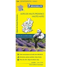 Straßenkarten Frankreich Alpes de Haute Provence / Französische Alpen Süd 1:150.000 Michelin france