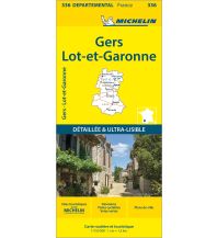Straßenkarten Frankreich Michelin Straßenkarte Local 336 Frankreich, Gascogne 1:150.000 Michelin