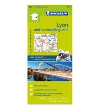 Straßenkarten Michelin Straßenkarte Zoom 127 Frankreich, Lyon et ses alentours (Lyon und Umgebung) 1:150.000 Michelin france