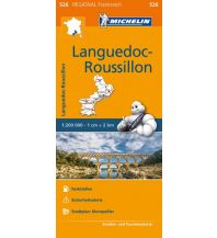 Road Maps Michelin Straßenkarte Regional 526 Frankreich, Languedoc-Roussillon 1:200.000 Michelin