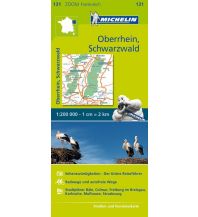 Straßenkarten Michelin Oberrhein, Schwarzwald Michelin