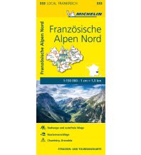 Road Maps France Michelin Straßenkarte Local 333 Frankreich, Französische Alpen Nord 1:150.000 Michelin