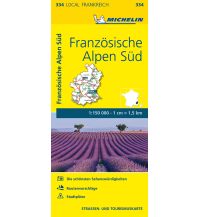 Straßenkarten Frankreich Michelin Straßenkarte Local 334 Frankreich, Französische Alpen Süd 1:150.000 Michelin