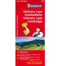 Straßenkarten Michelin Vietnam, Laos, Kambodscha Michelin