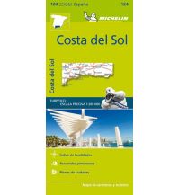 Road Maps Spain Michelin Straßenkarte Zoom 124 Spanien, Costa del Sol 1:200.000 Michelin