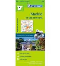 Road Maps Spain Michelin Straßenkarte Zoom 121 Spanien, Madrid und Umgebung 1:170.000 Michelin