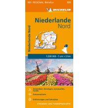 Straßenkarten Michelin Niederlande Nord Michelin